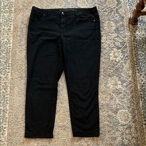 Chico's Classic Black Ankle Jeans
